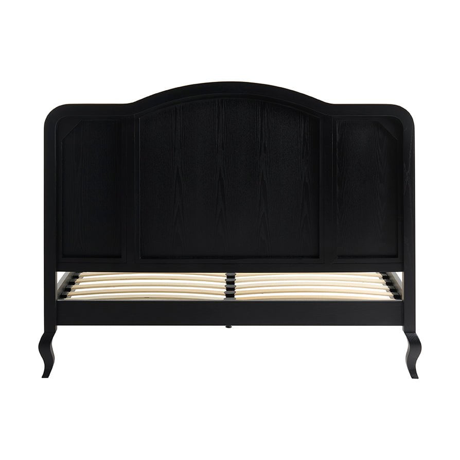Annecy Rattan Bed Frame - Black - DUSK